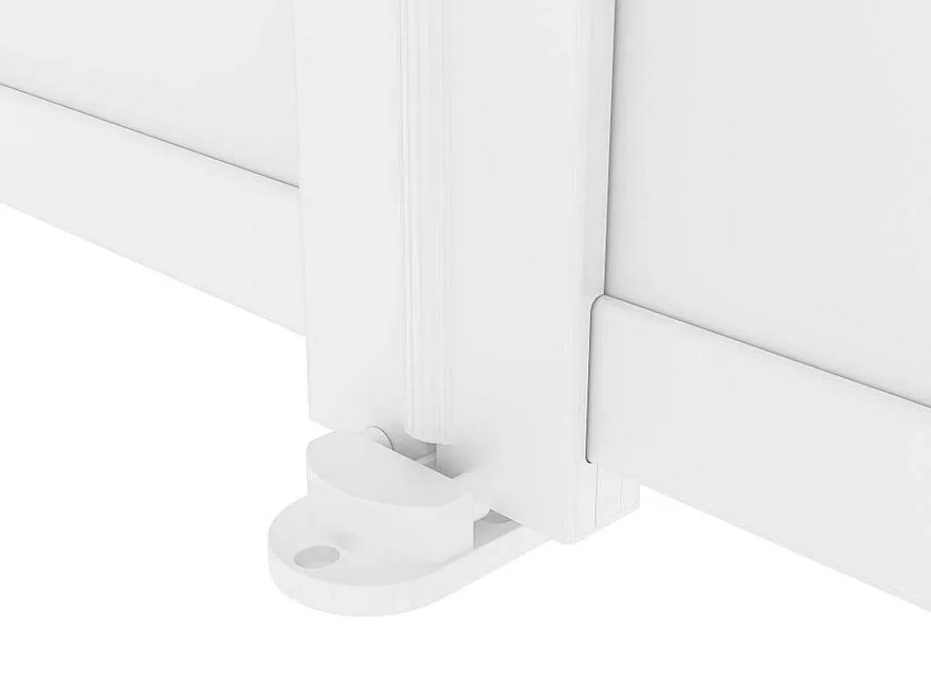 Porta E Portão*EXPERTLAND Portão Eletrico De Batente Aluminio C355 X A181 Cm Branco - Nazario