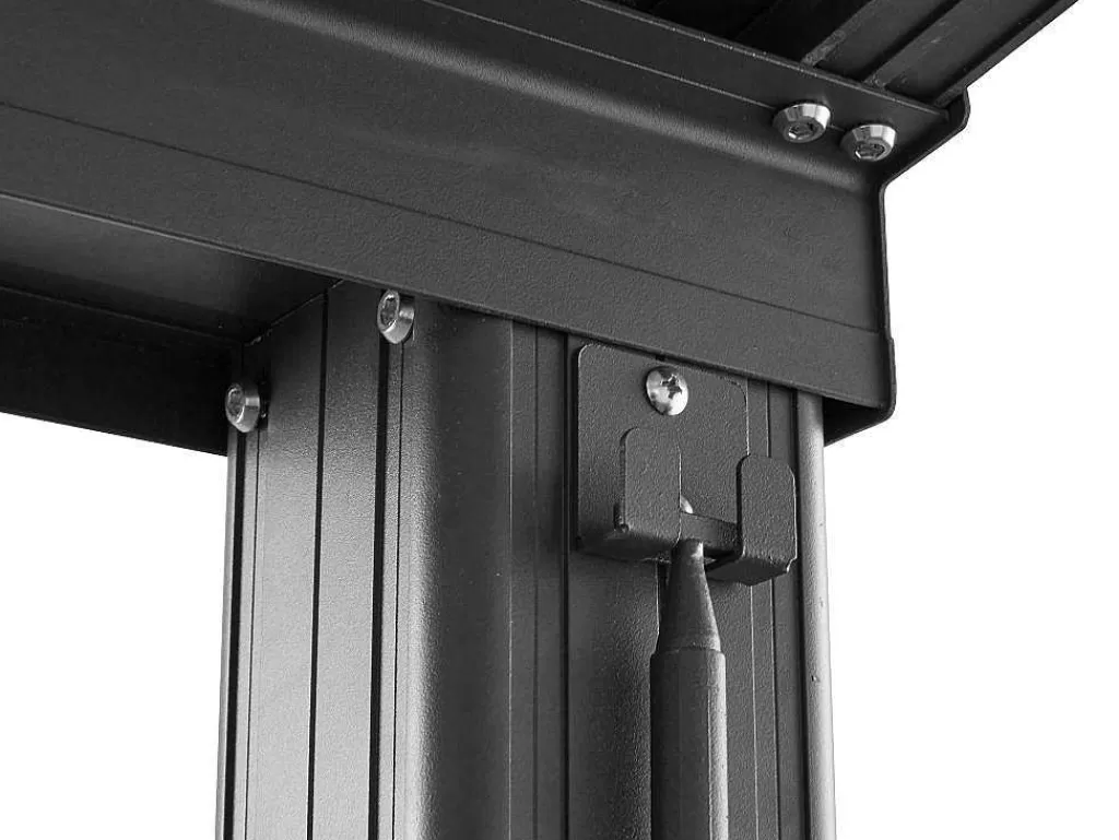 Pérgola, Coreto, Quiosque*EXPERTLAND Pérgola De Encostar A Parede Com Teto De Correr 12 M Antracite - Izeda