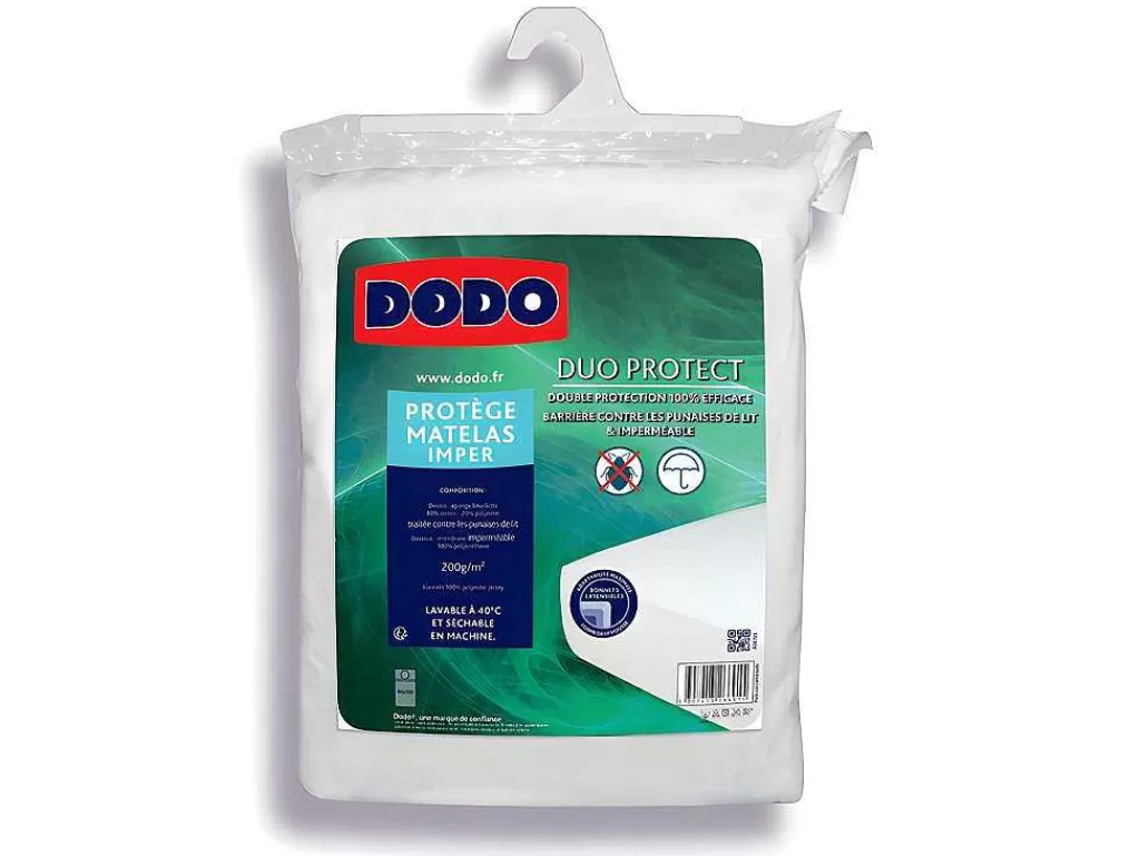 Roupa De Cama*DODO Protetor De Colchão Impermeavel E Anti Percevejos De Cama De 160 X 190 Cm - Maxiprotect