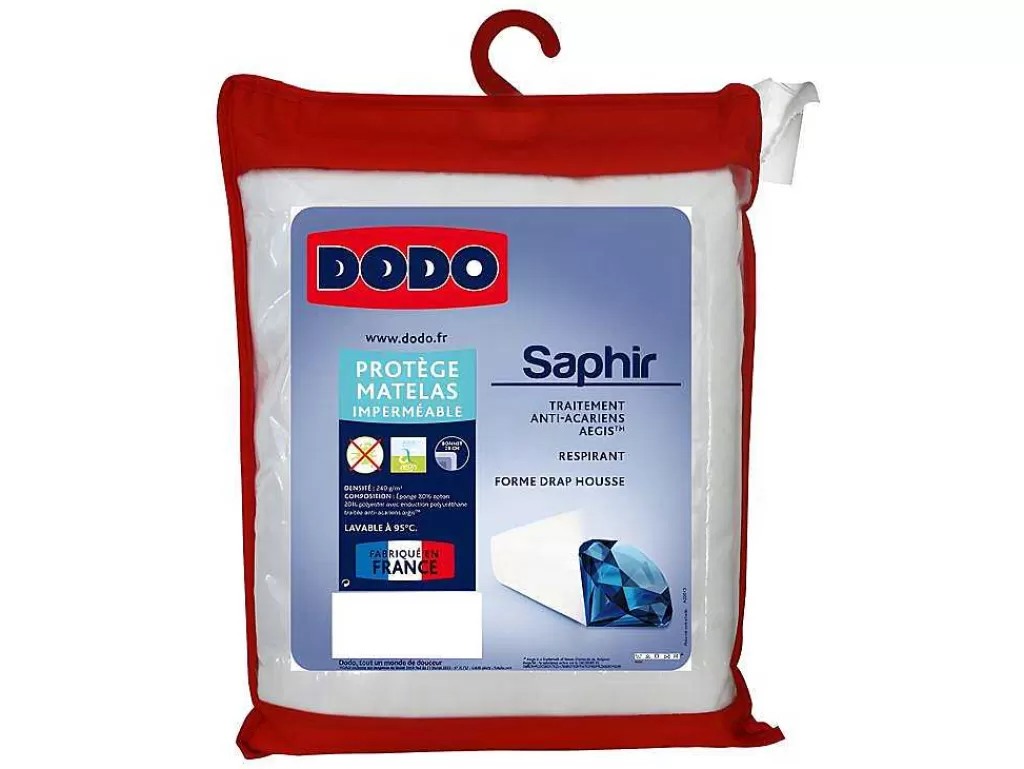 Roupa De Cama*DODO Protetor De Colchão Impermeavel E Anti-Acaros De 90 X 190 Cm - Saphir