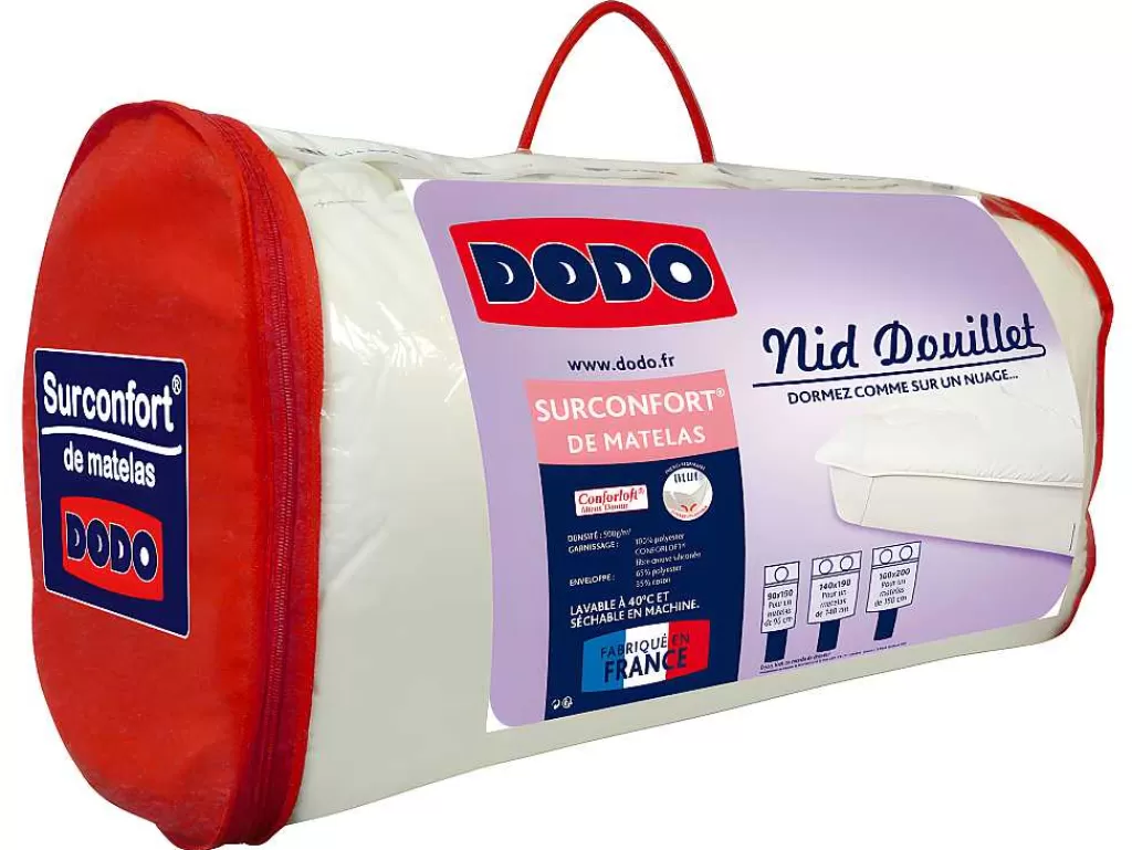 Sobrecolchão*DODO Protetor De Colchão (Surconfort) Nid Douillet - 90X190 Cm