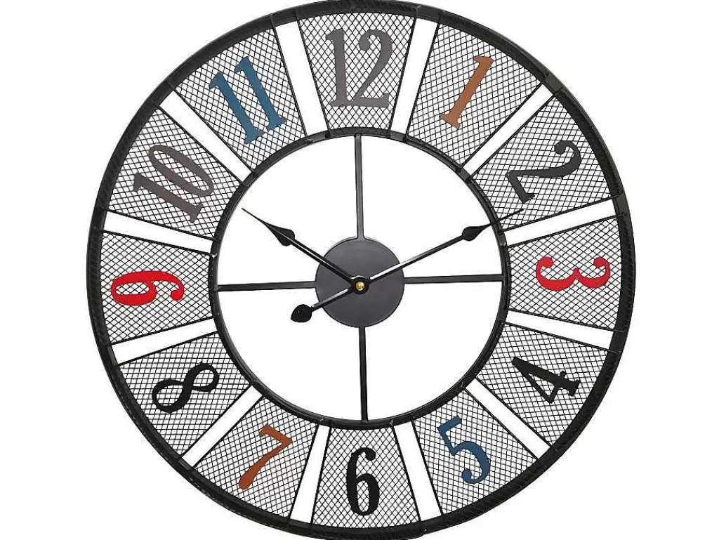 Relógio De Parede*OZAIA Relógio De Parede Birmingham - Metal - D.50 Cm - Multicolor