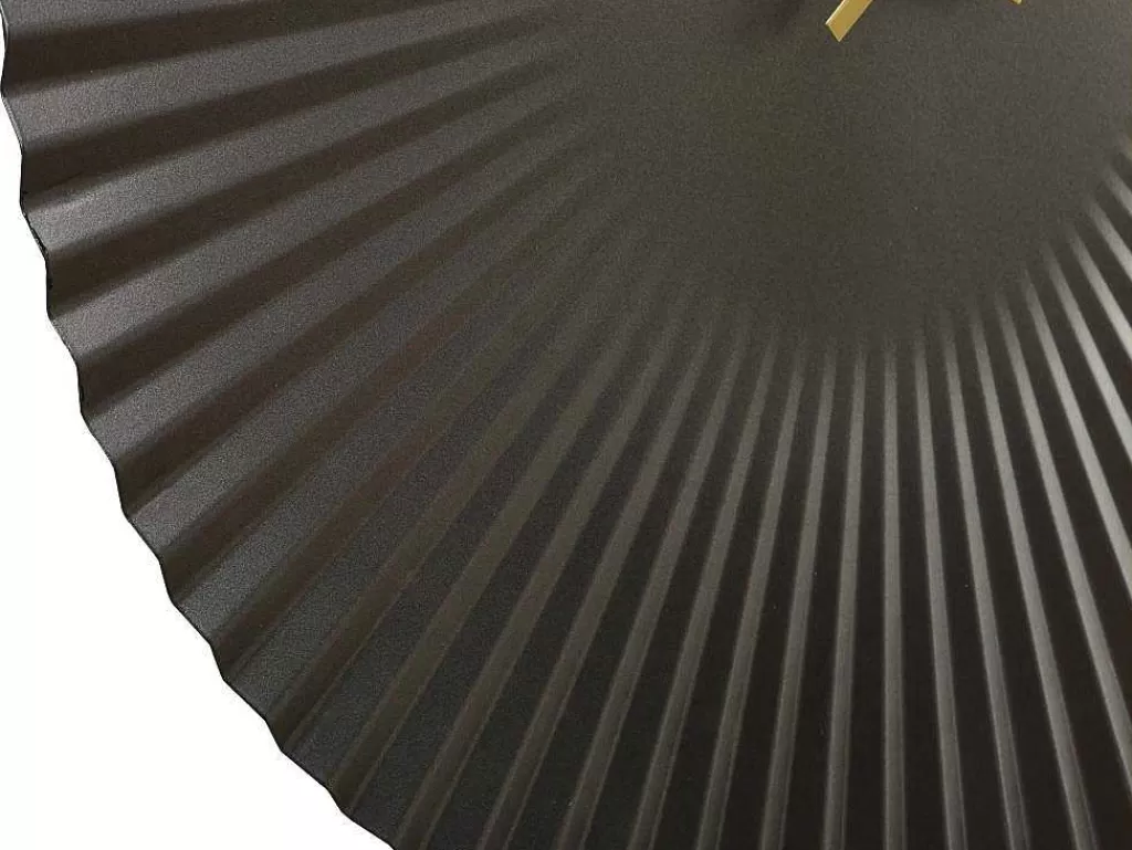 Relógio De Parede*OZAIA Relógio De Parede Design D. 50 Cm Metal Cinza Antracite - Felinar