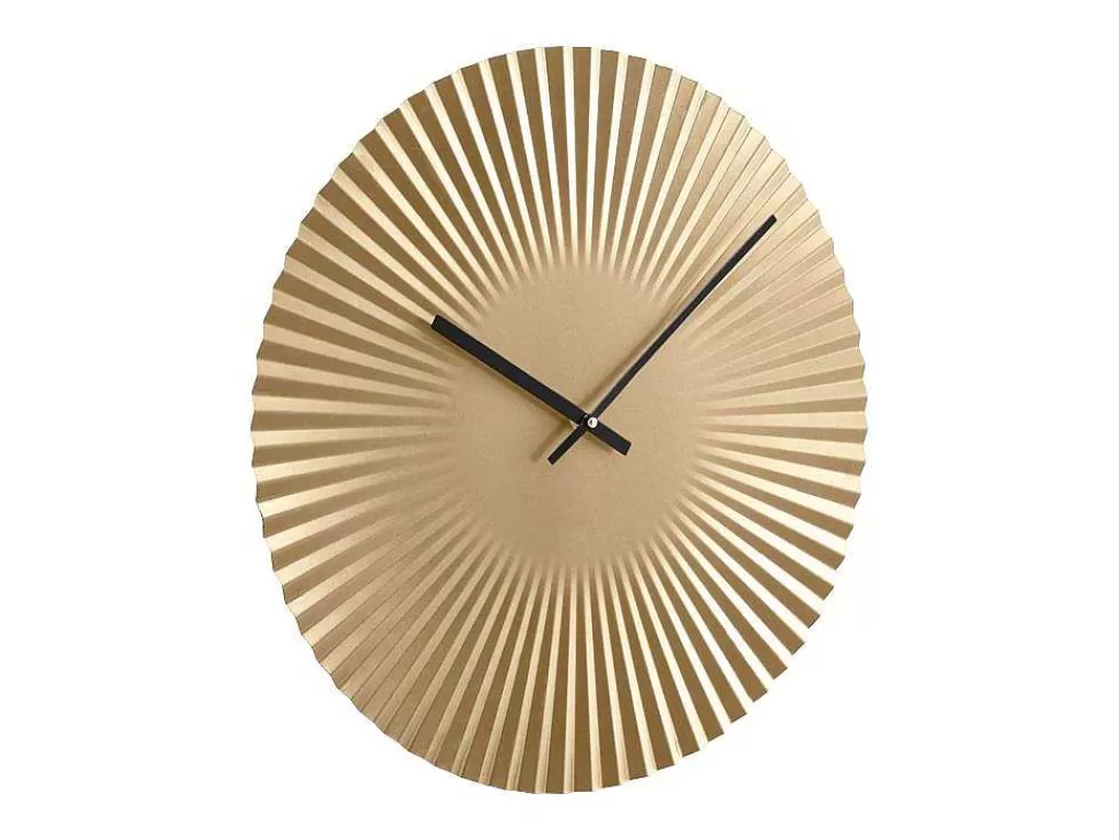 Relógio De Parede*OZAIA Relógio De Parede Design D. 50 Cm Metal Dourado - Felinar