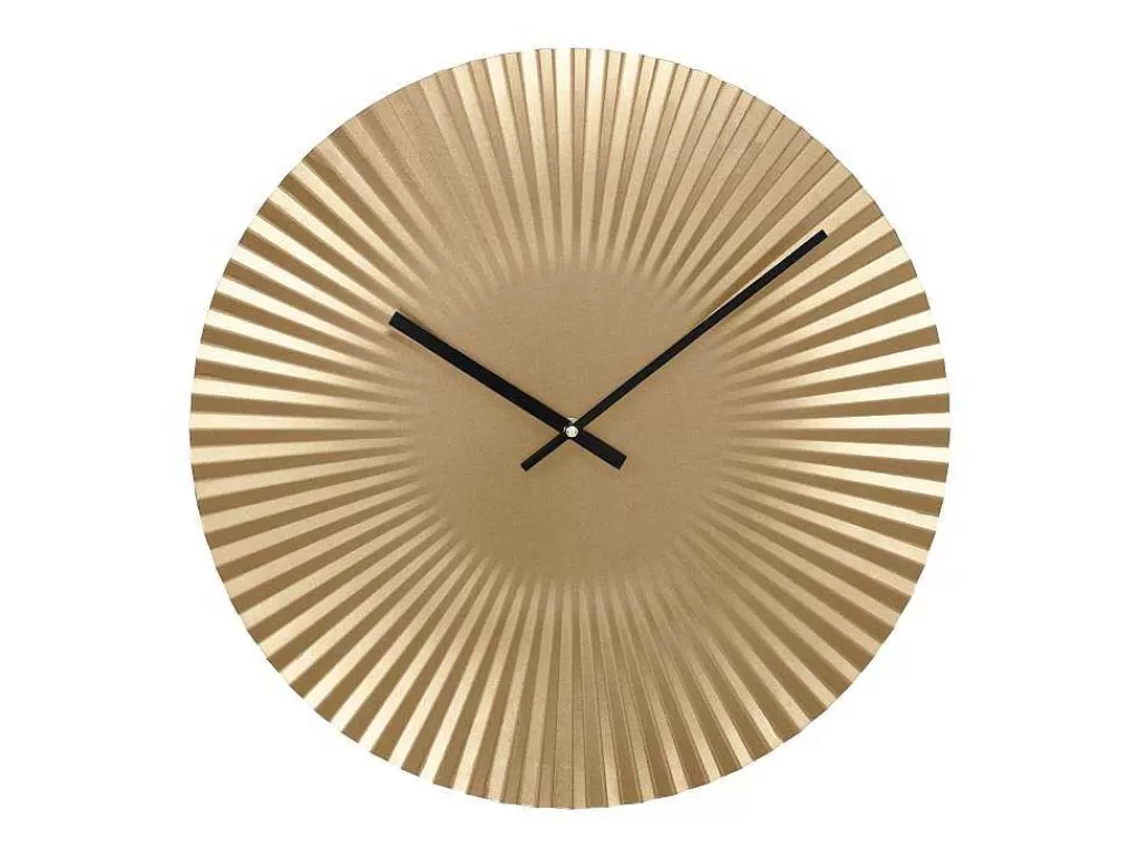 Relógio De Parede*OZAIA Relógio De Parede Design D. 50 Cm Metal Dourado - Felinar