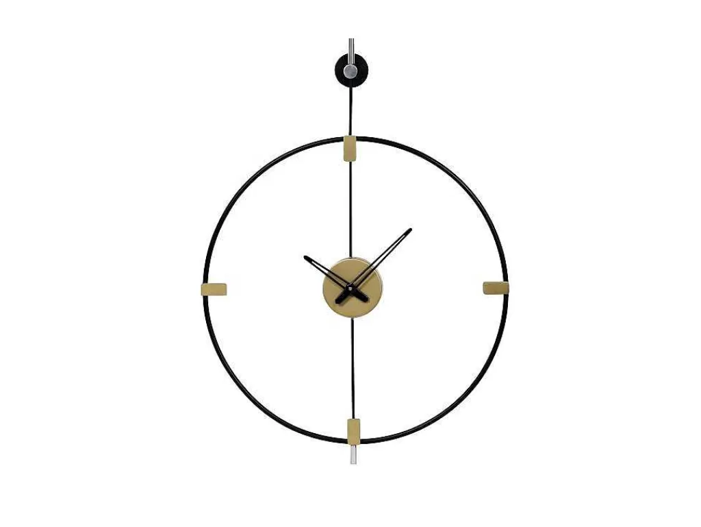 Relógio De Parede*OZAIA Relógio De Parede Em Metal D. 47 Cm Preto - Hamona