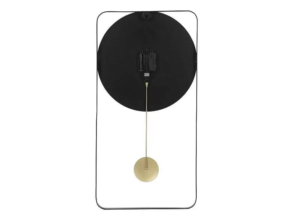 Relógio De Parede*OZAIA Relógio De Parede Em Metal L. 31 X A. 60 Cm Preto E Dourado - Fastina
