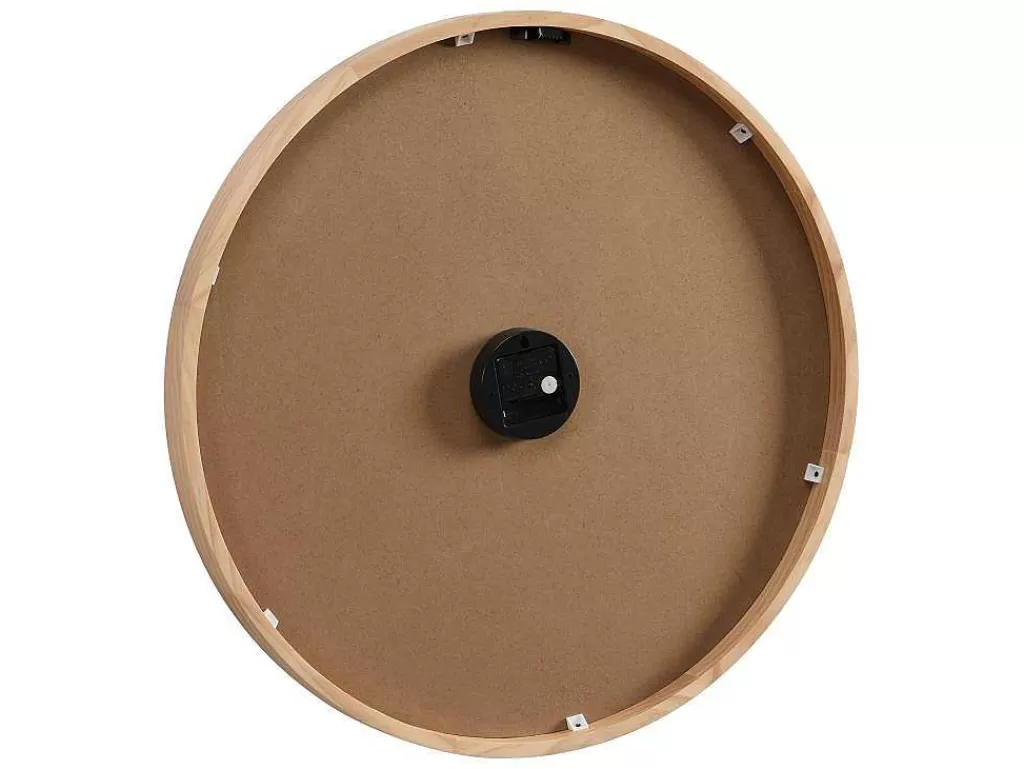 Relógio De Parede*OZAIA Relógio De Parede Em Palhinha D. 60 Cm Mdf E Madeira Natural - Fietra