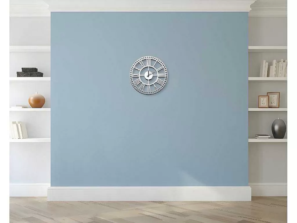 Relógio De Parede*EPIKASA Relógio Vintage 5, Branco, Preto, 50X1,5X50 Cm,