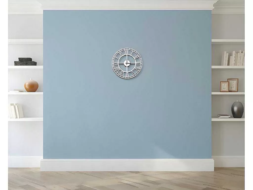 Relógio De Parede*EPIKASA Relógio Vintage 7, Branco, Preto, 50X1,5X50 Cm,