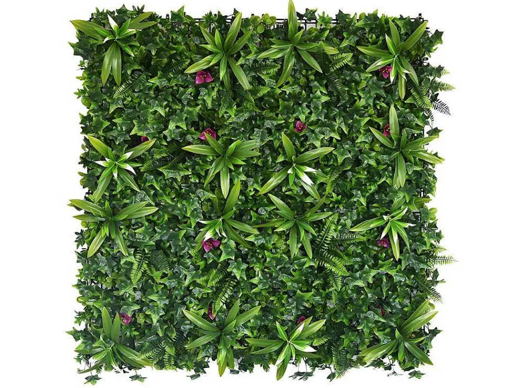 Revestimento De Parede Vegetal*Vente-unique Revestimento De Parede Vegetal Sintetico Pack De 1 M Cor Verde - Ikaz