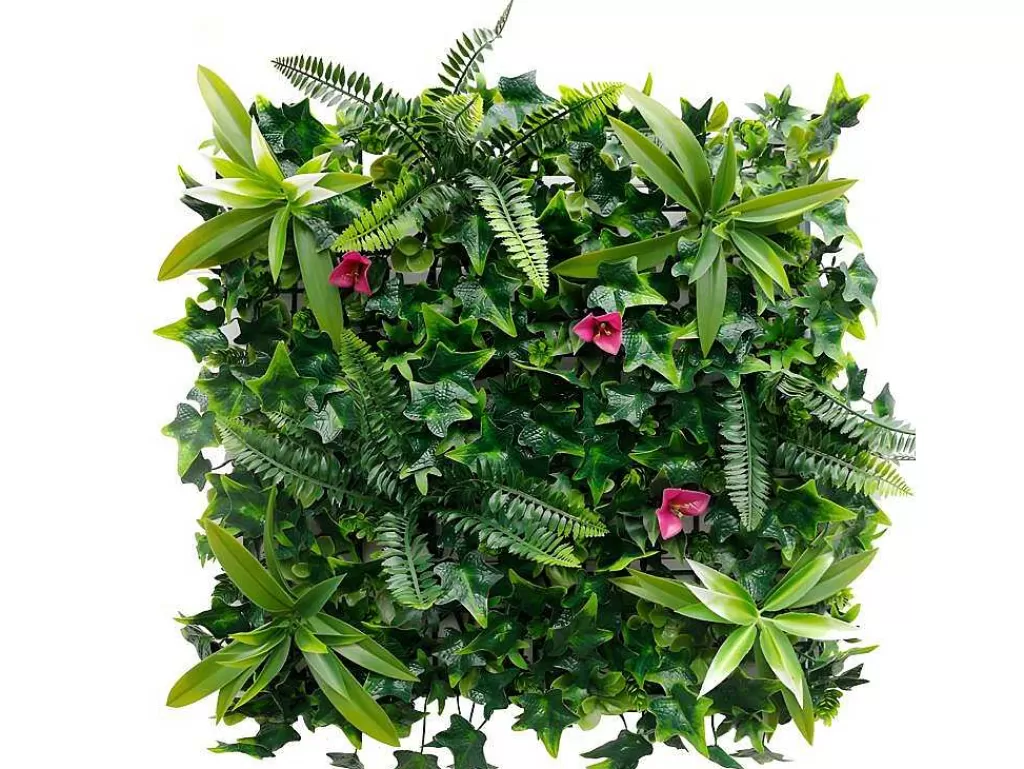 Revestimento De Parede Vegetal*Vente-unique Revestimento De Parede Vegetal Sintetico Pack De 1 M Cor Verde - Ikaz