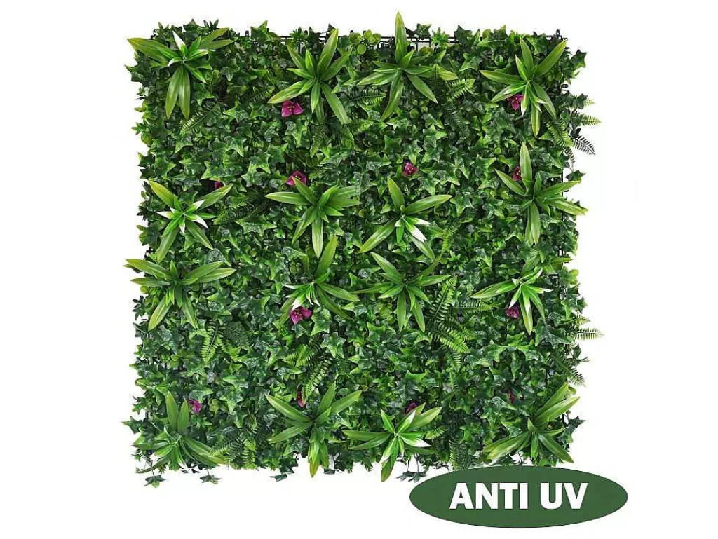 Revestimento De Parede Vegetal*Vente-unique Revestimento De Parede Vegetal Sintetico Verde, Pack De 3M - Ikaz