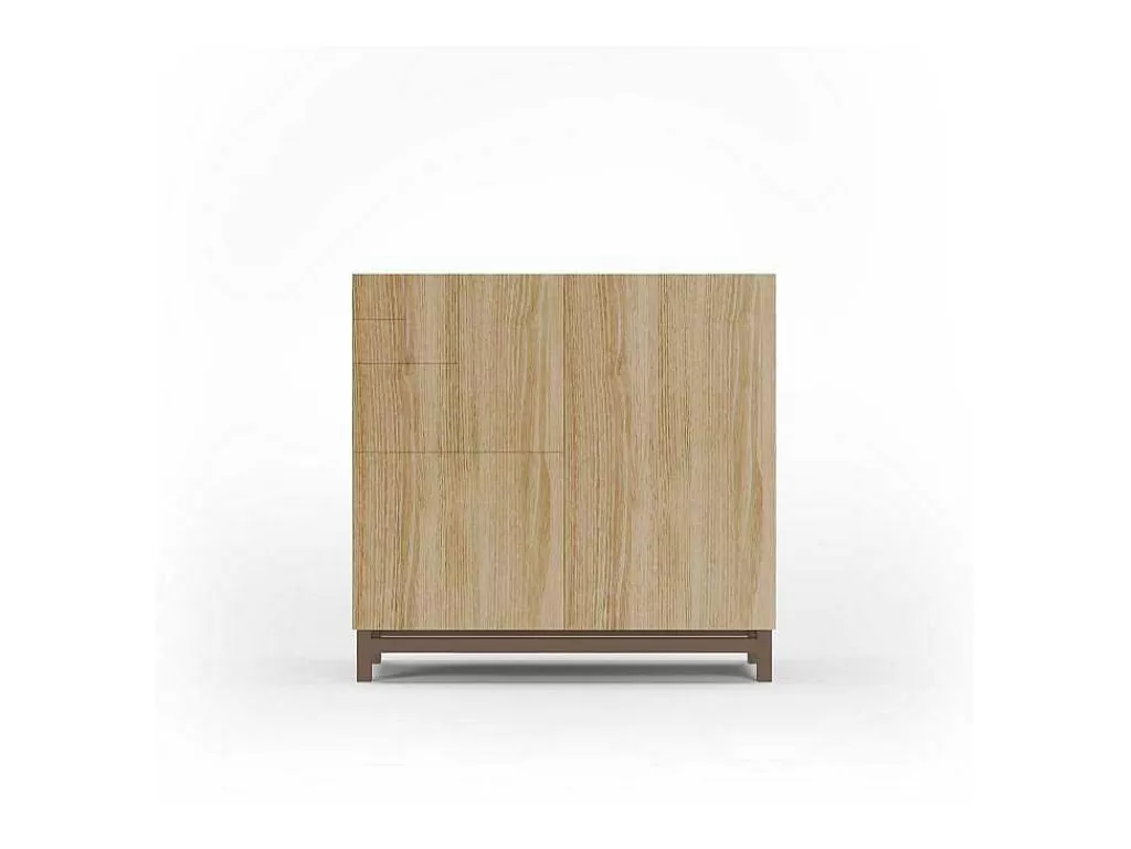 Sapateira*Herdasa Sapateiro/Móvel Organização - H90Cm X L90Cm X P27Cm Carvalho Dourado Pernas Moca - Copenhague