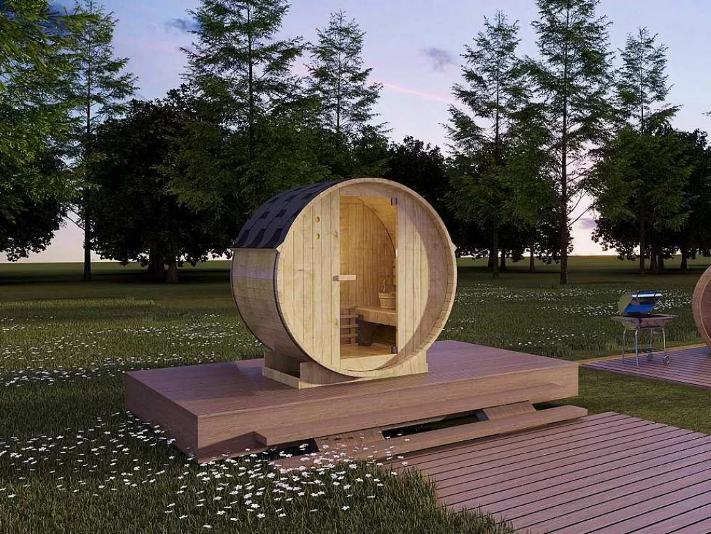 Sauna De Exterior*VOGUE SAUNA Sauna De Exterior 2 Lugares C185 X L120 X A190 Cm - Isokyro