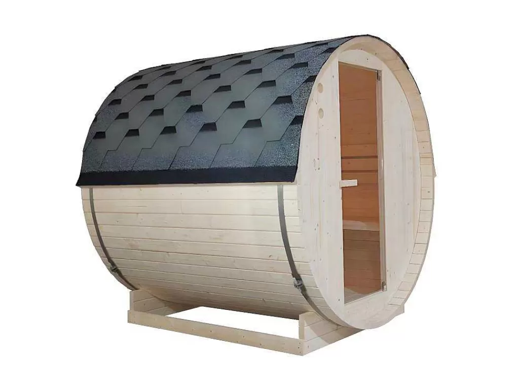Sauna De Exterior*VOGUE SAUNA Sauna De Exterior 4 Lugares Com Salamandra De 6 Kw C185 X L180 X A190 Cm - Isokyro