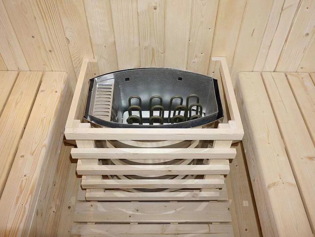 Sauna De Exterior*VOGUE SAUNA Sauna De Exterior 6 Lugares Com Salamandra De 8 Kw C185 X L220 X A190 Cm - Isokyro