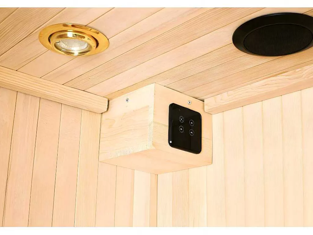 Sauna Infravermelhos*VOGUE SAUNA Sauna De Infravermelhos 2 Lugares C120 X L120 X A190 Cm 2100 W - Narvik