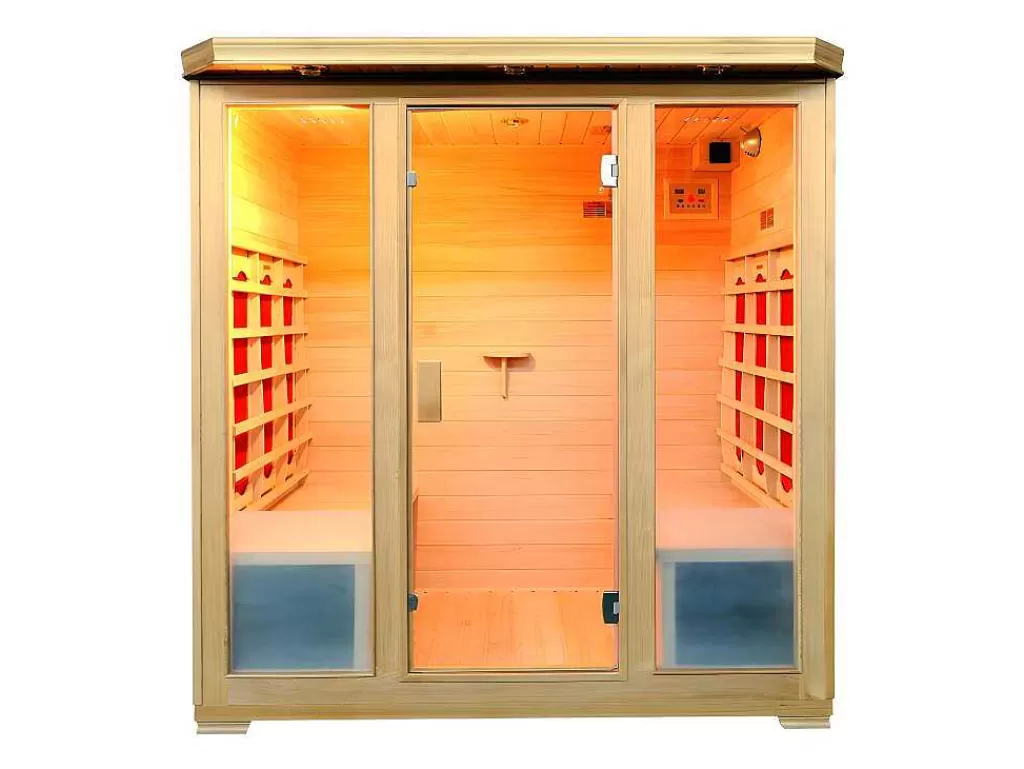 Sauna Infravermelhos*VOGUE SAUNA Sauna De Infravermelhos 4/5 Lugares Gama Prestige Stockholm Ii - C180*P120*A190 Cm