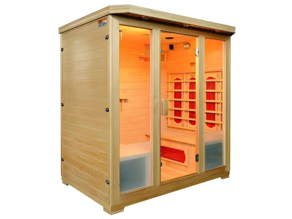 Sauna Infravermelhos*VOGUE SAUNA Sauna De Infravermelhos 4/5 Lugares Gama Prestige Stockholm Ii - C180*P120*A190 Cm