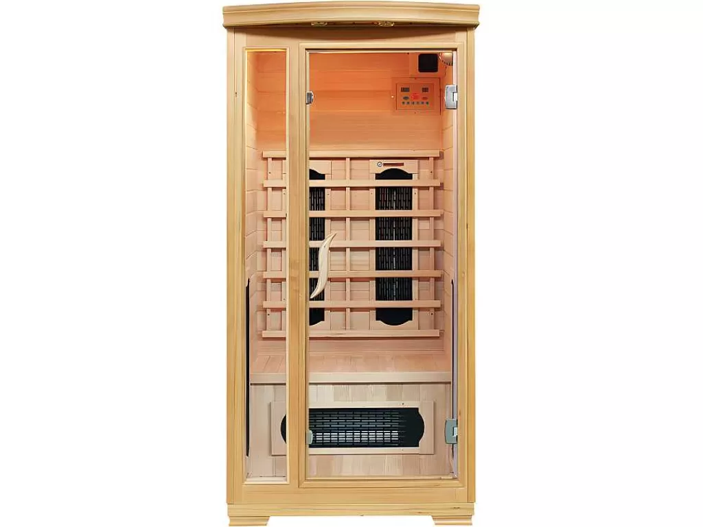Promoções Casa De Banho & Bem-Estar*VOGUE SAUNA Sauna De Infravermelhos De 1 Lugar Osvald - C90*L90*A190 Cm - 1350W