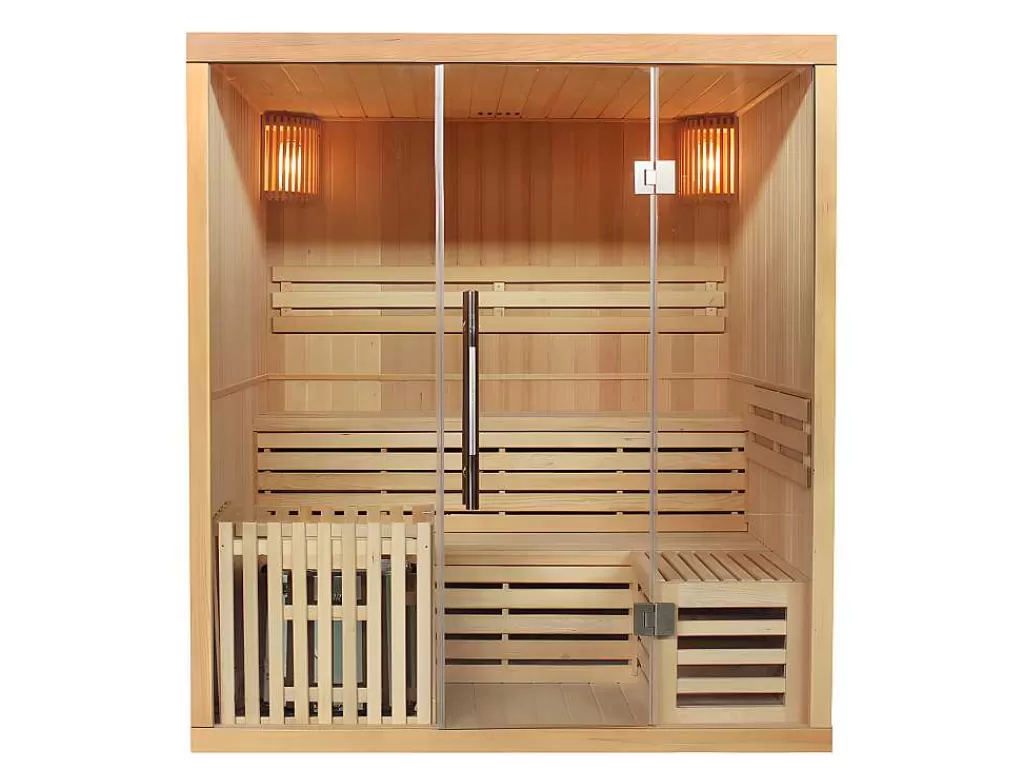 Sauna Clássica*VOGUE SAUNA Sauna Tradicional Finlandesa 4/5 Lugares 180 X 160 X 200 Cm - Kolding