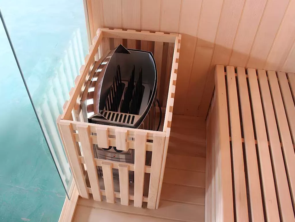 Sauna Clássica*VOGUE SAUNA Sauna Tradicional Finlandesa 4/5 Lugares 180 X 160 X 200 Cm - Kolding