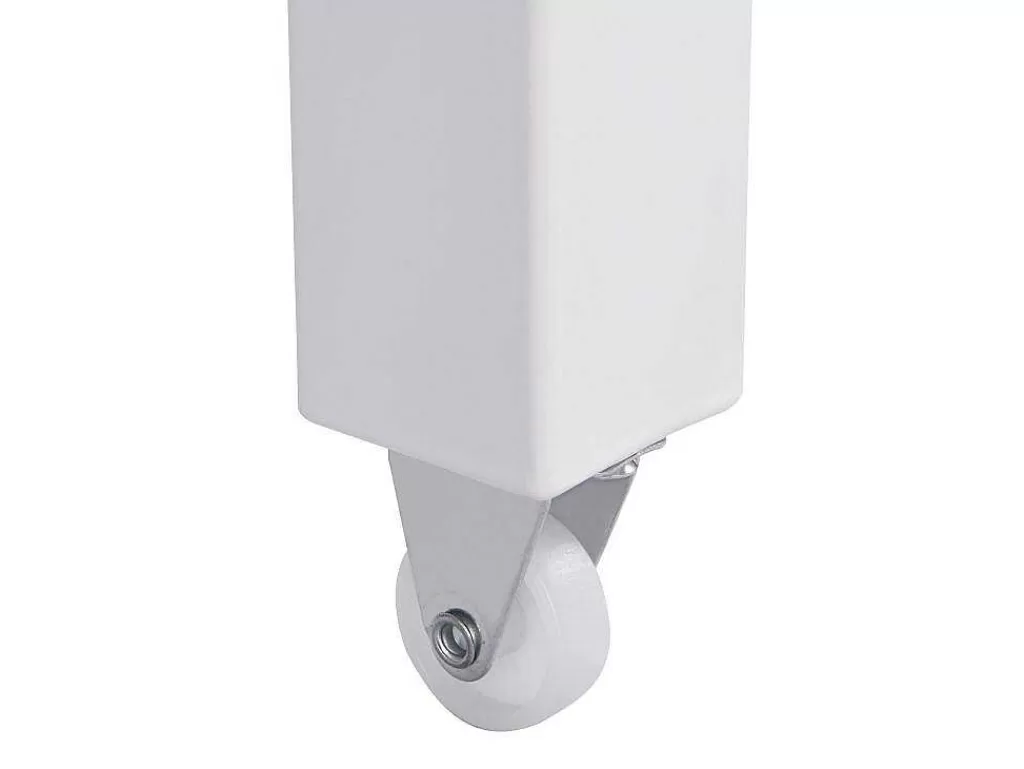 Consola*Vente-unique Secretária Consola Extensivel Com 2 Gavetas Branco E Natural - Loavia