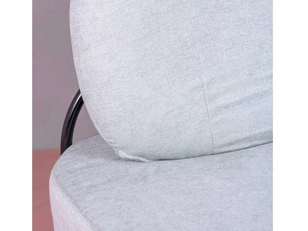 Poltrona Em Tecido*Vente-unique Sofá De 1 Lugar Com Design Minimalista - Clair - Azul