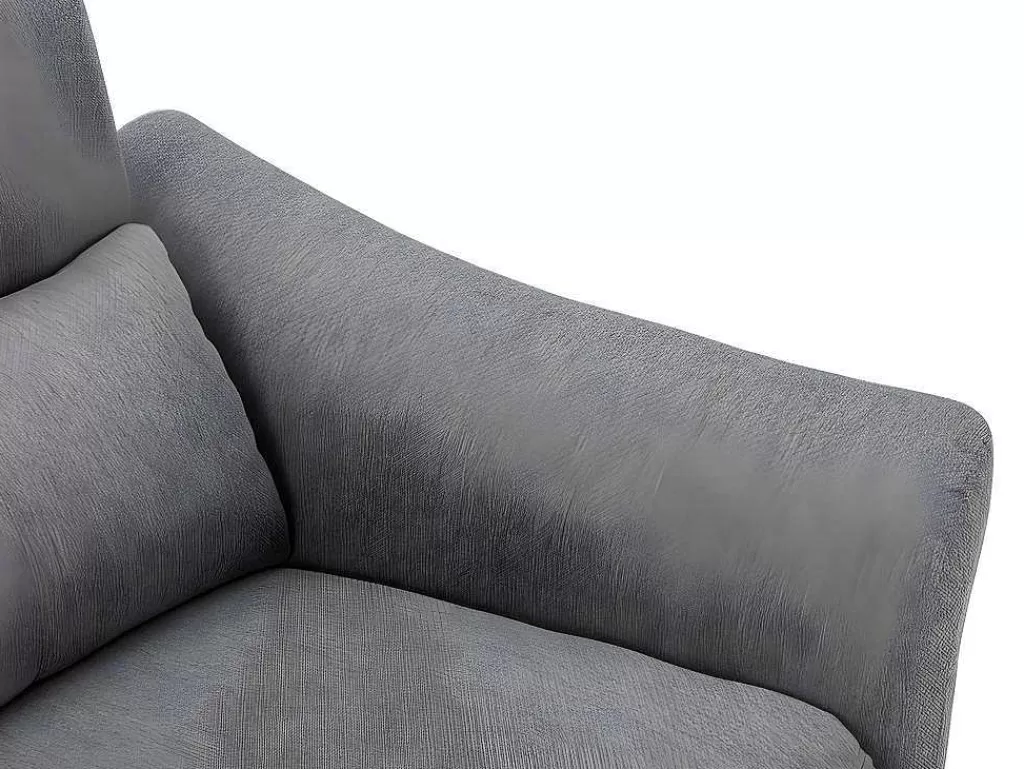 Sofá De Relaxamento Eletrico*Vente-unique Sofá De 2 Lugares Articulado Eletrico Em Tecido Cor Cinza - Ragnar