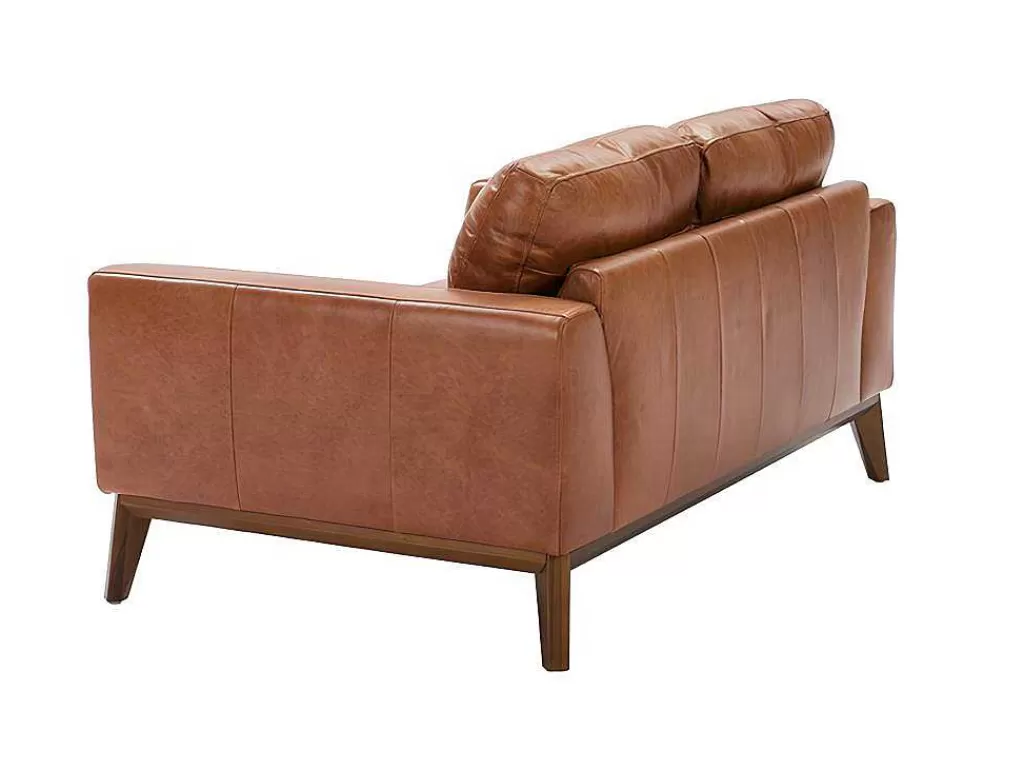 Promoções Sofás & Poltronas*Angel Cerda Sofá De 2 Lugares Estofado Em Couro De Origem Bovina Com Estrutura Interna De Madeira De Pinho 6046