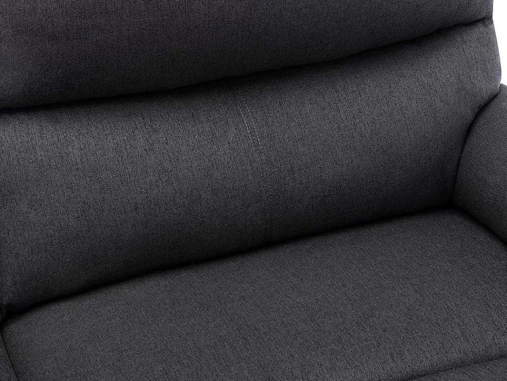 Sofá De Relaxamento Eletrico*Vente-unique Sofá De Canto Articulado Eletrico Em Tecido Cor Antracite De Canto Direito - Lunano