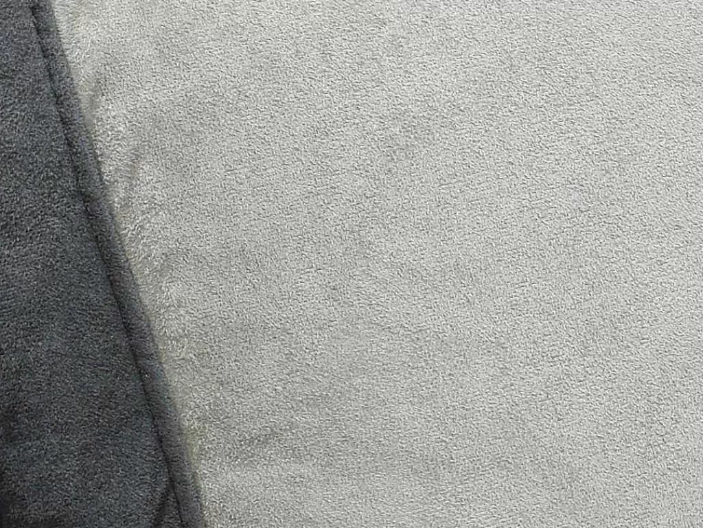 Sofá De Relaxamento Manual*Vente-unique Sofá E Cadeirão Relax Em Microfibra Cinza Claro E Antracite - Talca