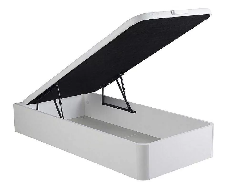 Sommier*Ysmée Sommier Com Arrumação Hestia Da Ysmee - Branco Mate - 90X190 Cm