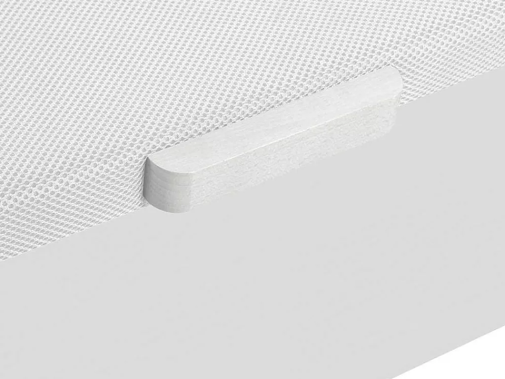 Sommier*Ysmée Sommier Com Arrumação Hestia Da Ysmee - Branco Mate - 90X190 Cm