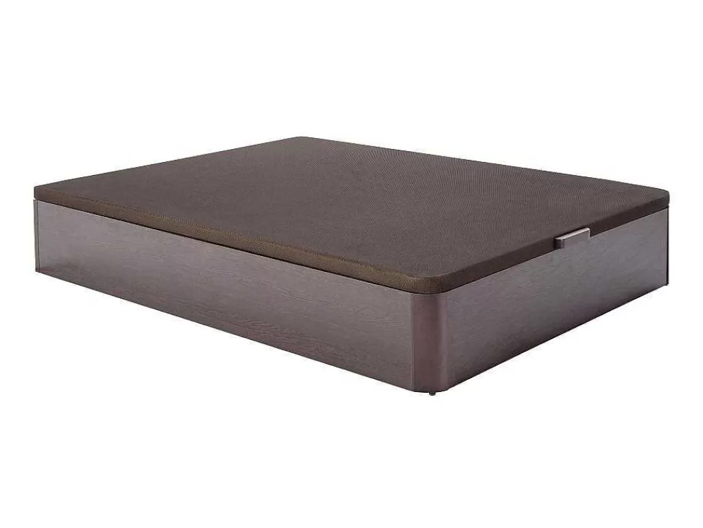Sommier*Ysmée Sommier Com Arrumação Hestia Da Ysmee - Wenge Mate - 140X190 Cm