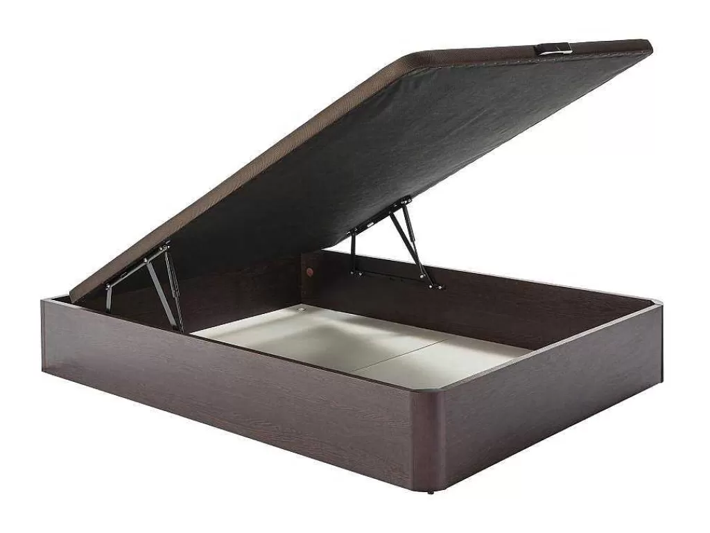 Sommier*Ysmée Sommier Com Arrumação Hestia Da Ysmee - Wenge Mate - 140X190 Cm