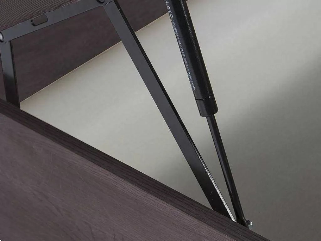 Sommier*Ysmée Sommier Com Arrumação Hestia Da Ysmee - Wenge Mate - 140X190 Cm