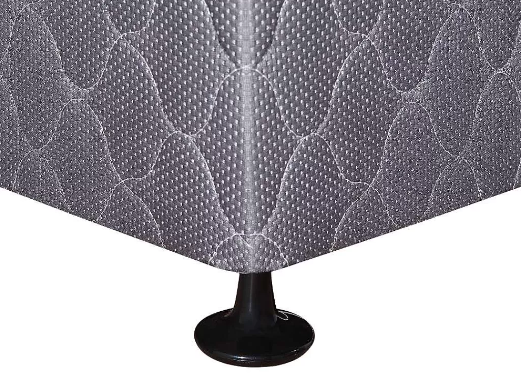 Sommier*DREAMEA PLAY Sommier Universal De - 140 X 190 Cm - Cinzento Antracite