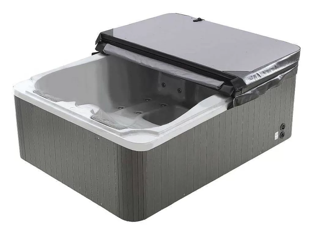 Spa Rígido*VOGUE SPA Spa De 3 Lugares Branco Perola Com Cobertura, 35 Jatos, C210 X L158 X A73 Cm, Sistema Balboa - Maupiti Iii
