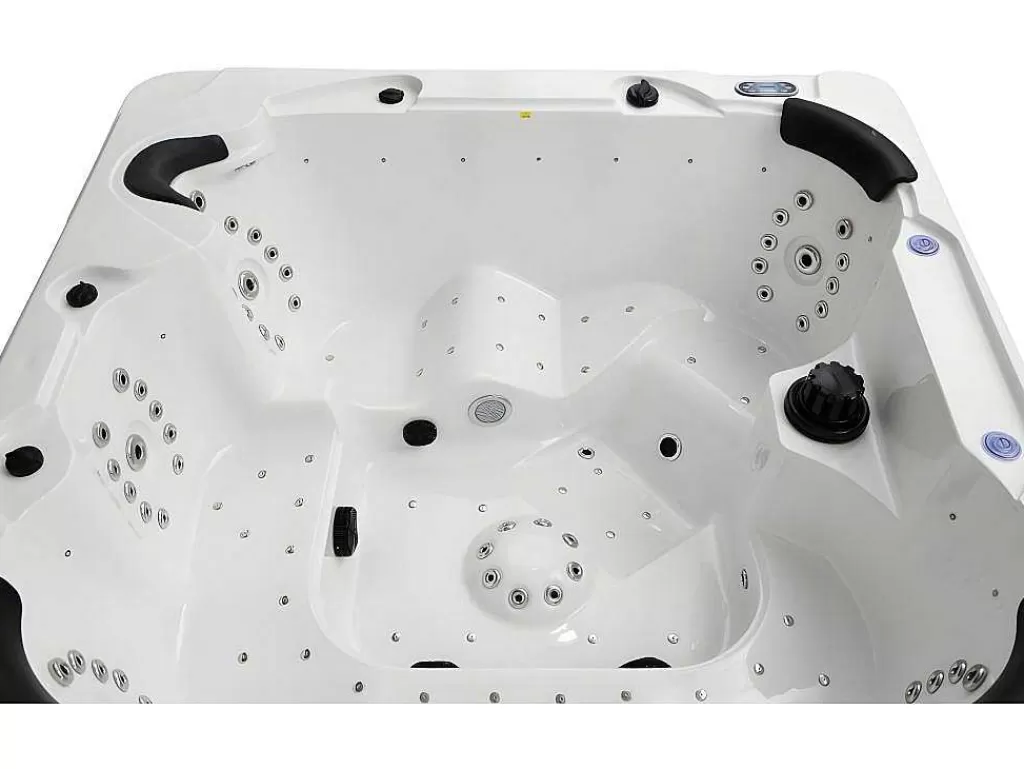 Spa Rígido*VOGUE SPA Spa De 6 Lugares Branco Com Acessórios 128 Jatos C220 X L220 X A97 Cm, Sistema Balboa, Gama Prestigio - Comino
