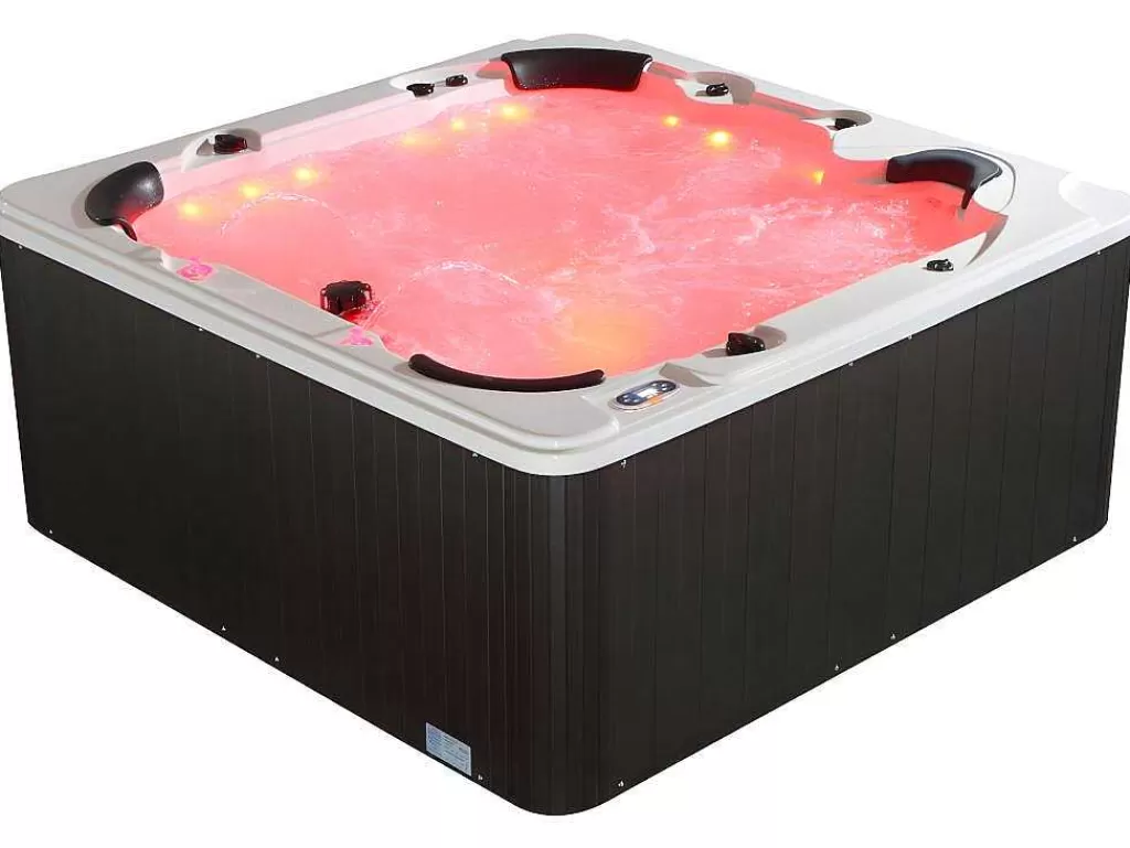 Spa Rígido*VOGUE SPA Spa De 6 Lugares Branco Com Acessórios 128 Jatos C220 X L220 X A97 Cm, Sistema Balboa, Gama Prestigio - Comino
