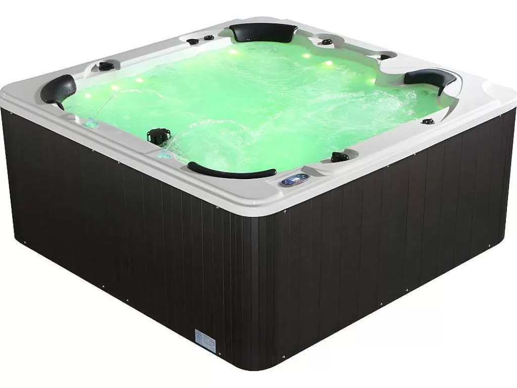 Spa Rígido*VOGUE SPA Spa De 6 Lugares Branco Com Acessórios 128 Jatos C220 X L220 X A97 Cm, Sistema Balboa, Gama Prestigio - Comino