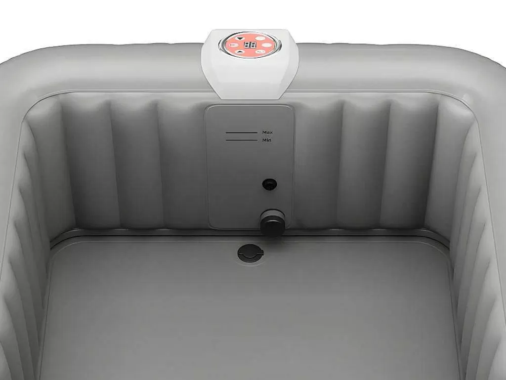 Spa Insuflável*VOGUE SPA Spa Insuflável Quadrado 4 Péssoas - C154 X L154 X A65 Cm - 120 Saidas De Ar - Preto E Cinza - B-Cosy