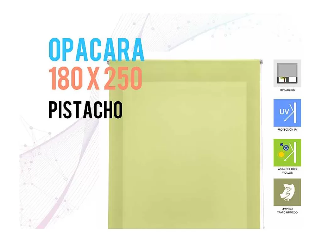 Persianas De Interior*Purline Store Enrouleur Polyester Opaque Multicolore
