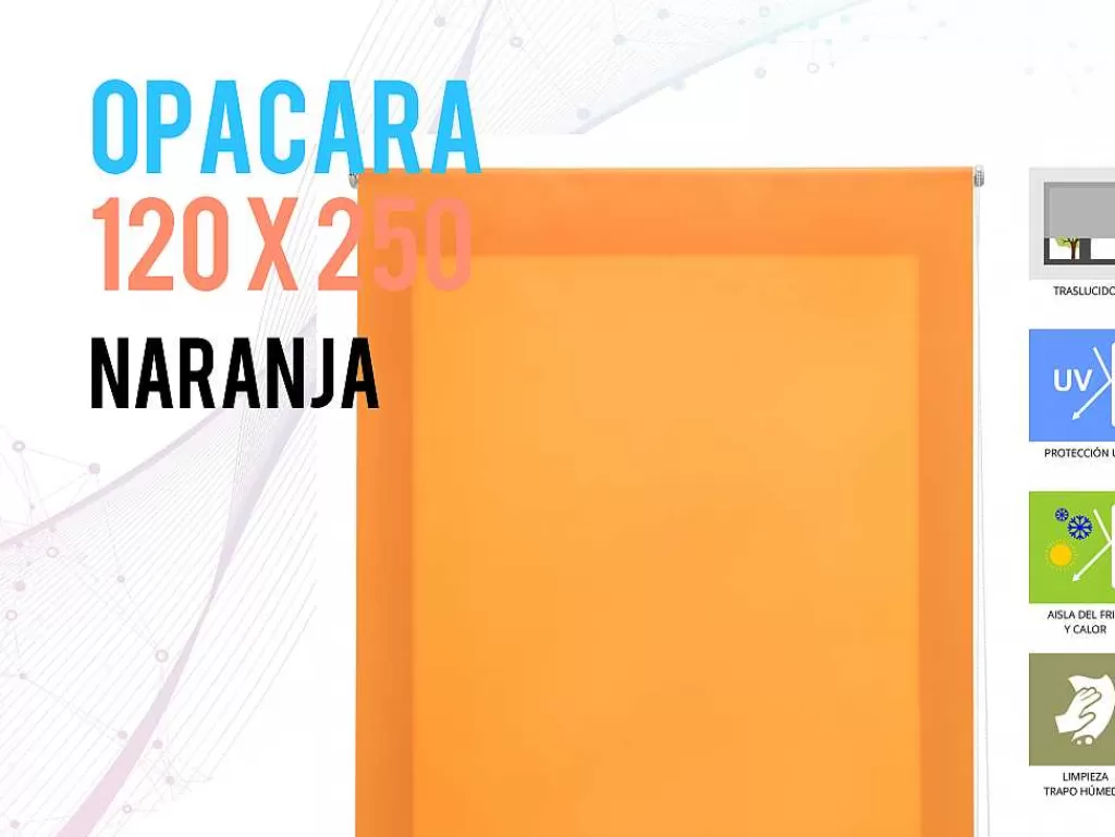 Persianas De Interior*Purline Store Enrouleur Polyester Opaque Multicolore