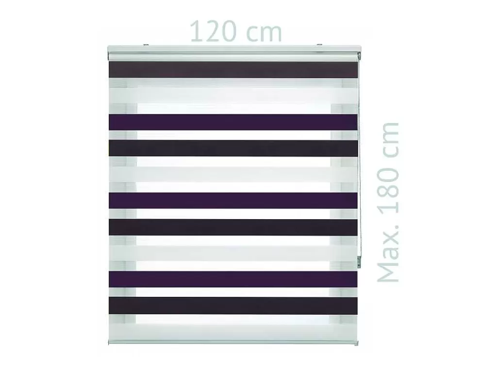 Persianas De Interior*Purline Store Enrouleur Polyester Translucide Multicolore