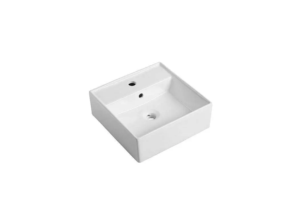 Móvel De Parede Para Casa De Banho*Vente-unique Suporte Suspenso Em Teca Escura Com Esquadros De Fixacao Pretos E Lavatório De 80 X 50 Cm - Sukawati