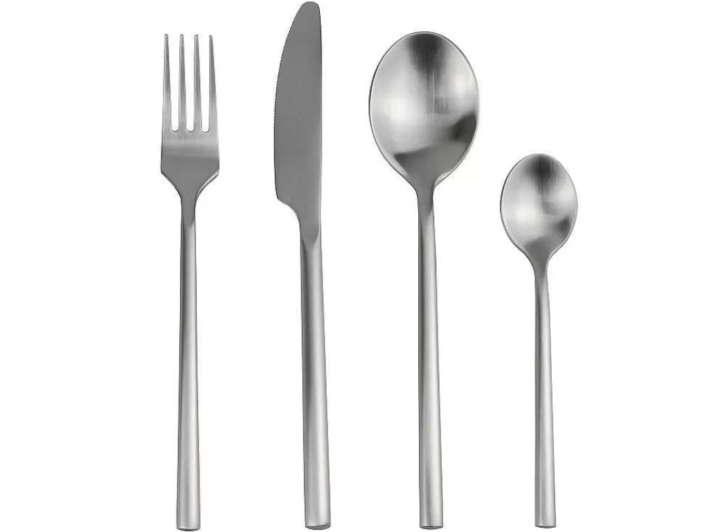 Louça E Utensílios De Cozinha*OZAIA Talheres 16 Pecas Em Aco Inoxidavel Cor Prateado Mate - Almunia