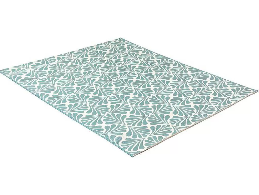 Decoração De Jardim*OZAIA Tapete De Interior Ou De Exterior 150 X 200 Cm Azul-Claro - Coquilla